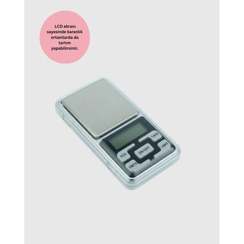 300 Gr Hassas Cep Terazisi Mavi Işıklı Lcd Ekranlı