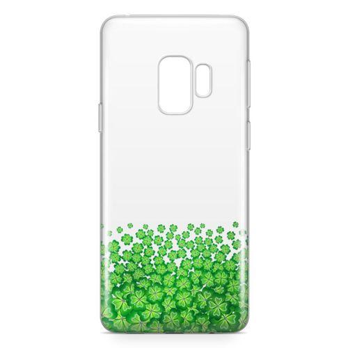Samsung Galaxy S9 Kılıf Yoncalar Arka Kapak Koruma Desenli Full Koruyucu