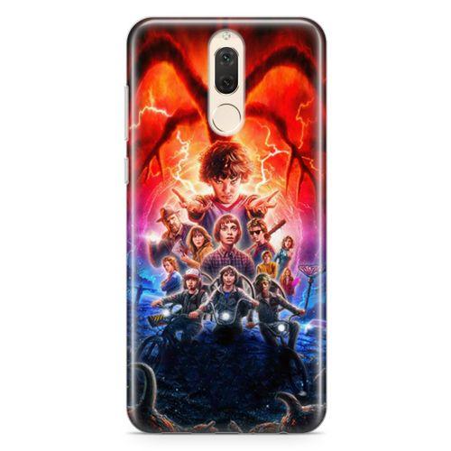 Huawei Mate 10 Lite Kılıf Sranger Things Arka Kapak Koruma Desenli Full Koruyucu