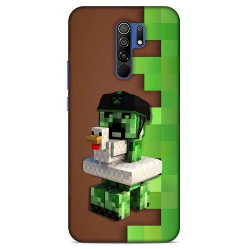 Lopard Xiaomi Redmi 9 Uyumlu Kılıf PiXel (35) Fit Design Kılıf Creeper