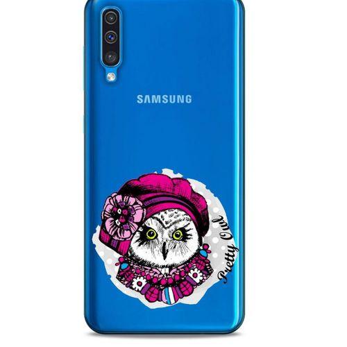 Zoologix (91) Samsung Galaxy A50 Şeffaf Kılıf Silikon Desenli