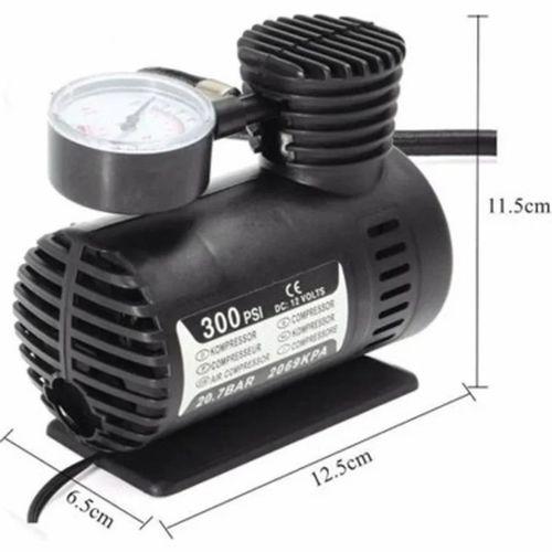 Plastik Gövdeli Siyah Mini Hava Kompresörü