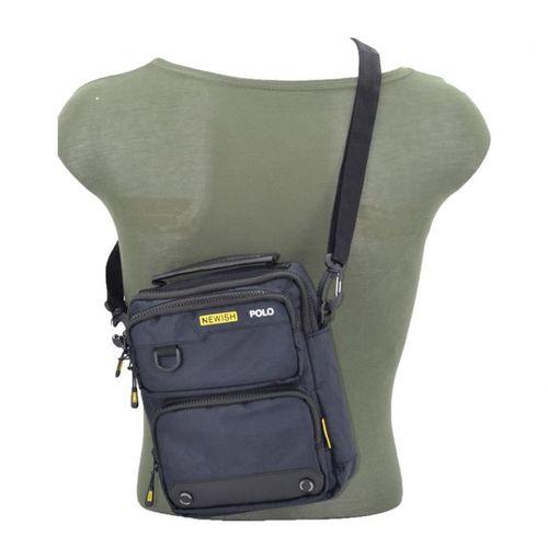 Newish Polo Imperteks Su Geçirmez Omuz Askılı Çanta Siyah