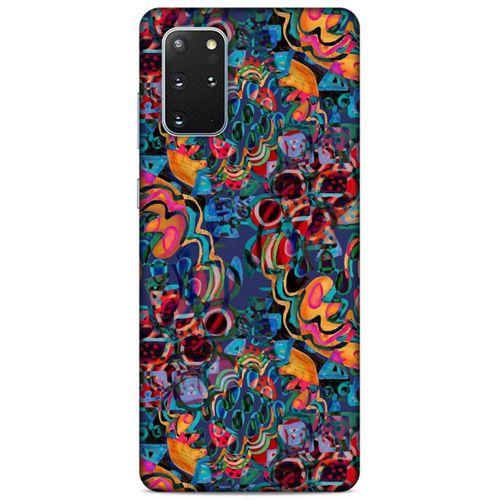 Lopard Samsung Galaxy S20 Plus Uyumlu Kılıf Soyut Sanat (28) Desenli Arka Kapak