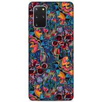 Lopard Samsung Galaxy S20 Plus Uyumlu Kılıf Soyut Sanat (28) Desenli Arka Kapak