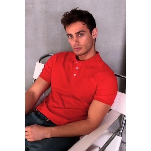 Erkek Slim Fit Pamuklu Yumuşak Doku Nefes Alan Kumaş Yakalı Tişört