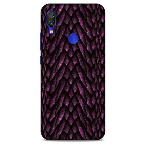 Xiaomi Redmi Note 7 Pro Kılıf Dragons (7) Telefon Kılıfı Ejderha Skin Bordo