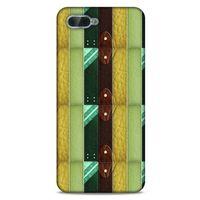 Oppo Rx17 Neo Kılıf Patchwork (15) Antişok Kılıf Yeşil Kahve