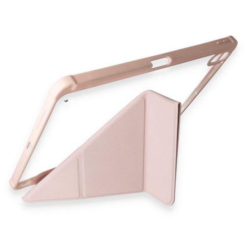 iPad Air 4 10.9 Kılıf Kalemlikli Hugo Tablet Kılıfı - Rose Gold