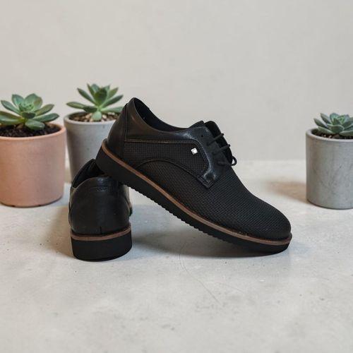 Conteyner 192 Siyah Örgü Desen Erkek CAsual Ayakkabı