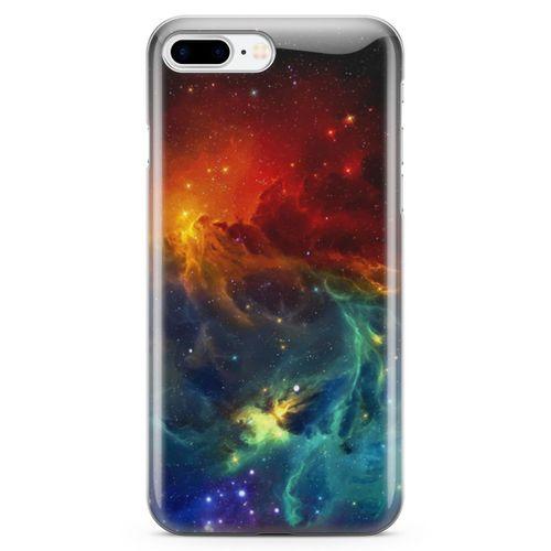 Apple iPhone 7 Plus Kılıf Uzayda Girdabı Arka Kapak Koruma Desenli Full Koruyucu