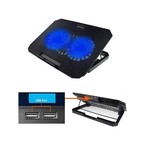 Laptop Soğutucu Stand Çift Fanlı 17 İnç Uyumlu Ayarlanabilir Notebook Altlığı