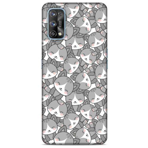 Lopard Oppo Realme 7 Pro Uyumlu Kılıf Kediler (21) Koruyucu Kapak 1001 Kedi