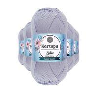 5 Adet Lotus Bikini Büstiyer Bluz Örgü İpi K714 Gri