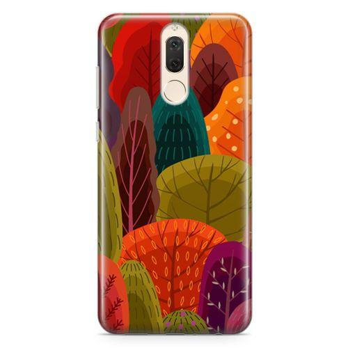 Huawei Mate 10 Lite Kılıf Renkli Orman Arka Kapak Koruma Desenli Full Koruyucu
