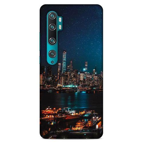 Lopard Xiaomi Mi Note 10 Pro Uyumlu Kılıf Gece'S (6) Silikon Kılıf Şehir
