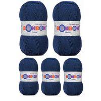 5 Adet Festival Simli Örgü İpi Yünü Renk No:488