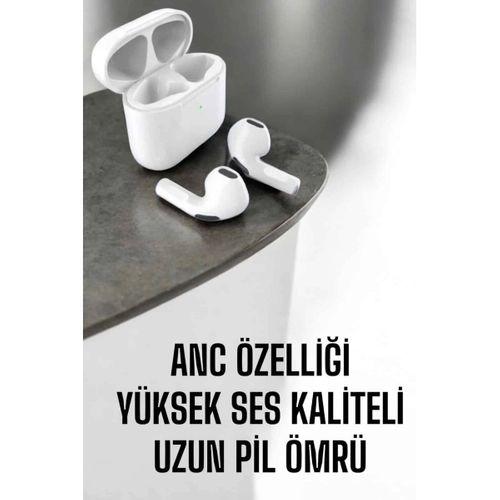 Yeni Nesil Pro Bluetooth Kulaklık Uzun Pil Ömrü Beyaz