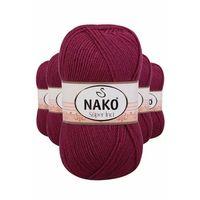 5 Adet Süper İnci El Örgü İpi 100 gr Vişne Çürüğü 2187