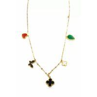 Vc Yonca Kolye - Altın