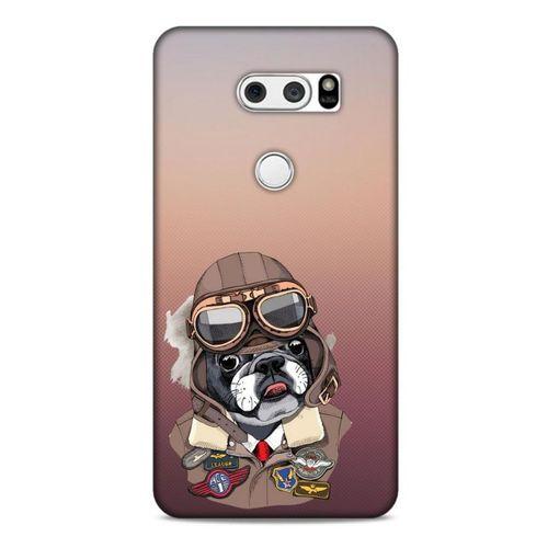 Animax Pilot Bulldog LG K50S Kılıf Desenli Silikon