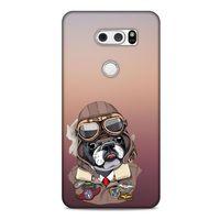 Animax Pilot Bulldog LG K50S Kılıf Desenli Silikon