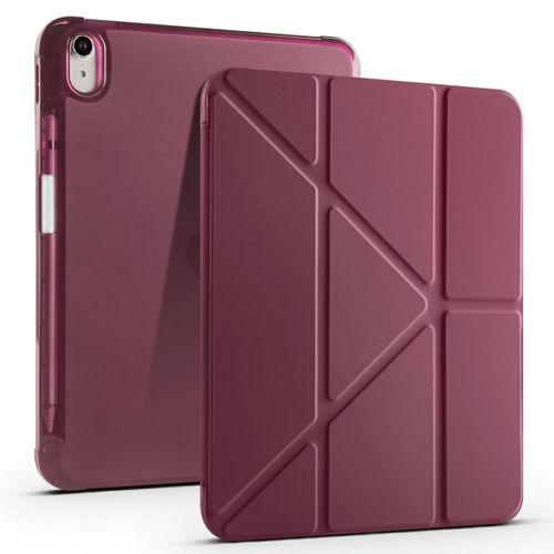 Apple iPad 10.9 2022 (10.Nesil) Kılıf Zore Tri Folding Kalem Bölmeli Standlı Kılıf