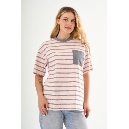 ALEXANDERGARDI Cep Detaylı Çizgili T-shirt