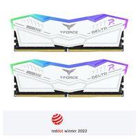 Team T-Force DELTA RGB Beyaz 32GB 2x16GB 5600MHz DDR5 CL38 Gaming Ram (FF4D532G5600HC38GDC01)