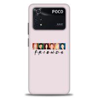 Xiaomi Poco M4 Pro 4G Kılıf HD Baskılı Kılıf - Renkli Friends + Tam Ekran Koruyucu
