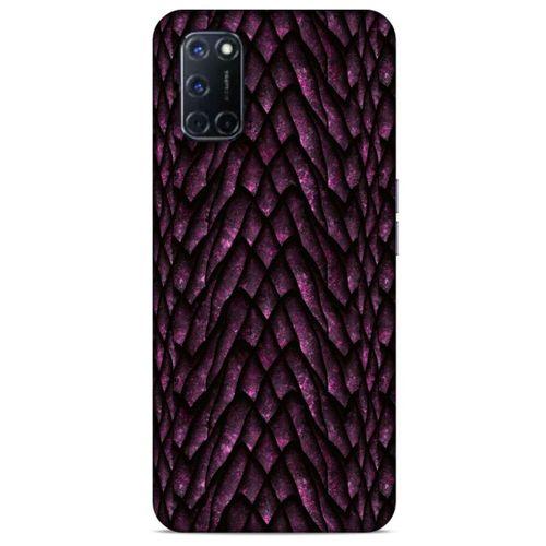 Oppo A72 Kılıf Dragons (7) Telefon Kılıfı Ejderha Skin Bordo