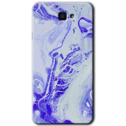 Galaxy J7 Prime Kılıf HD Desen Baskılı Arka Kapak - Cranny Liquid Wall + Kırılmaz Cam