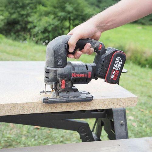 Kress KUE26.91 20Volt Profesyonel Kömürsüz Devir Ayarlı Şarjlı Dekupaj Testere (Akü Dahil Değildir)