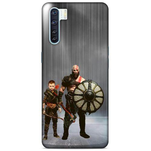 Lopard Oppo A91 Uyumlu Kılıf GameX (29) Arka Koruma Kılıfı God War