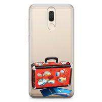 Huawei Mate 10 Lite Kılıf Turistik Valiz Arka Kapak Koruma Desenli Full Koruyucu