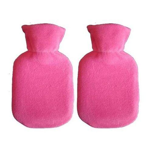Sıcak Su Torbası 2 Adet,Koyu Pembe 23X15X2Cm 250 Ml