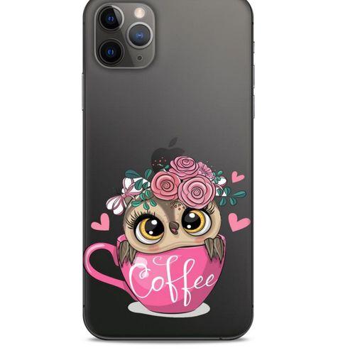 Zoologix (78) Apple Iphone 11 Pro Max Şeffaf Kılıf Silikon Desenli