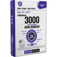 2025 KPSS Genel Yetenek Genel Kültür Ezberbozan 3000 Tamamı Çözümlü Soru Bankası Pegem Akademi
