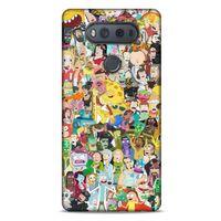LG K61 Uyumlu Kılıf Rick And Morty (36) Glitter Kılıf Cop Morty