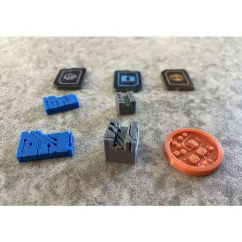 Cyberpunk Gece Şehri Çeteleri 3D Jetonlar V2 (Bu ürün Sadece Plastik parçadır - Almadan Önce Soru Sorabilirsiniz)