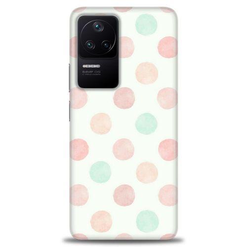 Xiaomi Poco F4 Kılıf HD Baskılı Kılıf - Blue Pink + Tam Ekran Koruyucu