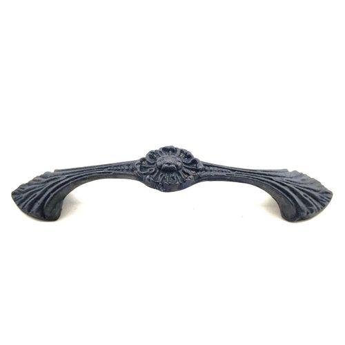 Antika Tarz Dekoratif Pirinç Göz Mobilya Kulbu - 21x127 Mm, Oksit