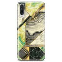 Samsung Galaxy A70s Kılıf Vintage Mermer Arka Kapak Koruma Desenli Full Koruyucu