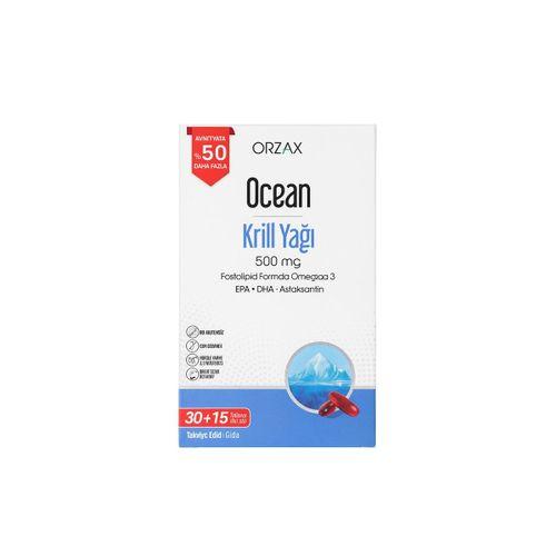Ocean Ocean Krill Oil 500 mg 45 Kapsül - %50 Daha Fazla