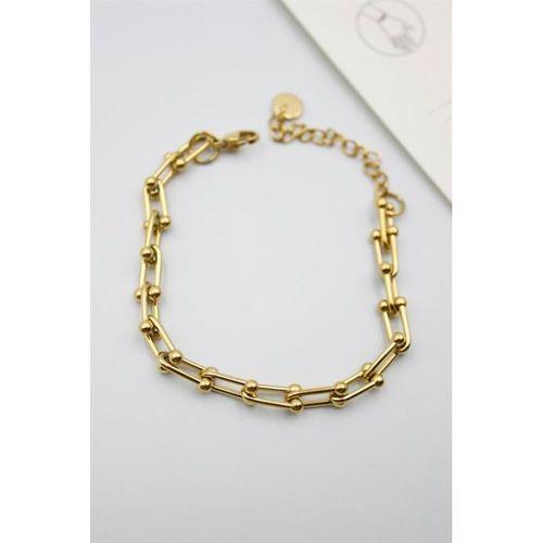 Tf Zincir Bileklik - Altın