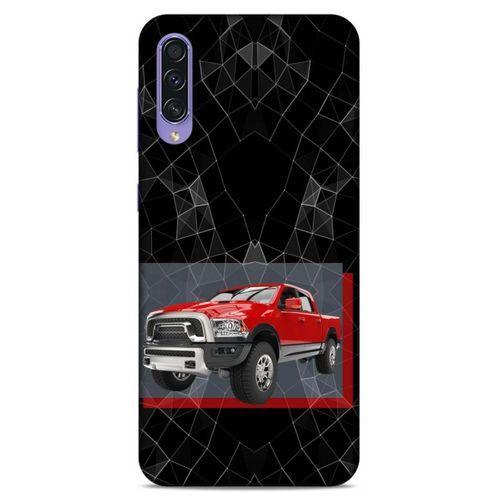 Lopard Samsung Galaxy A50s Uyumlu Kılıf PickUpX (7) Telefon Kılıfı Ateş Kırmızı