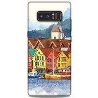 Cityx (21) Samsung Galaxy Note 8 Kılıf Silikon Kapak Desenli