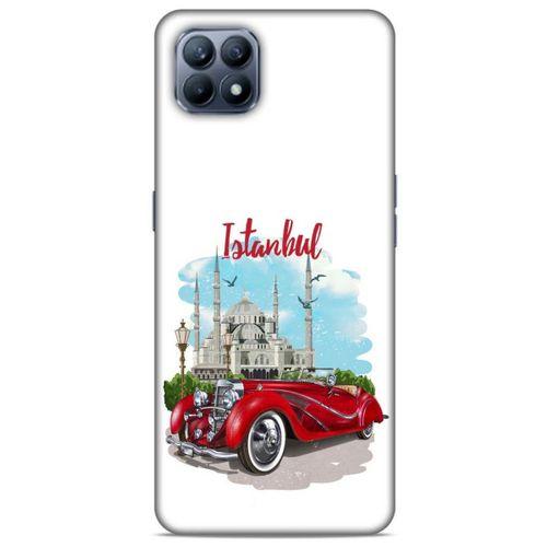 Retro (22) Desen Tam Koruma Kılıfı Renkli Huawei P40 Lite Kılıf