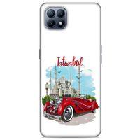 Retro (22) Desen Tam Koruma Kılıfı Renkli Huawei P40 Lite Kılıf