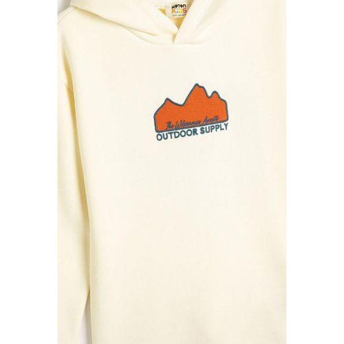 Koton  Çocuk Uzun Kollu Kapşonlu Sweatshirt Baskı Detaylı